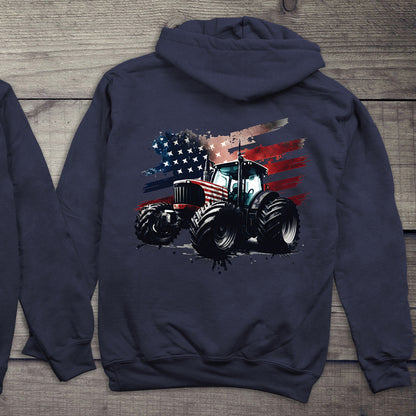 Tractor Flag With Crest Hoodie