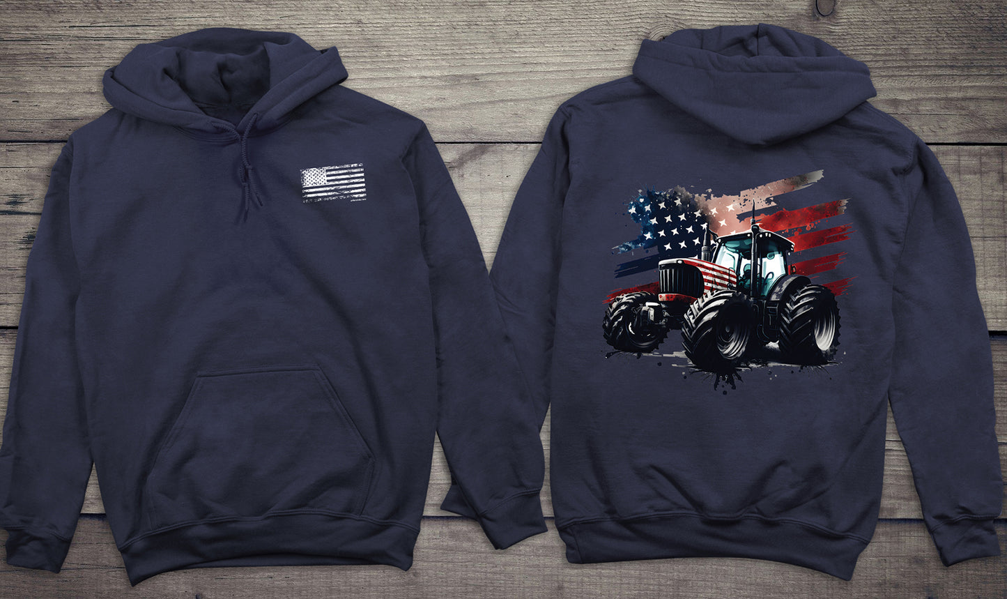 Tractor Flag With Crest Hoodie