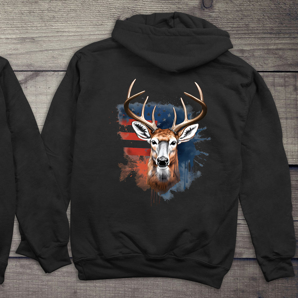 Deer Flag With Crest Hoodie