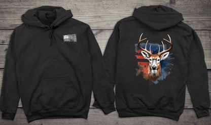 Deer Flag With Crest Hoodie