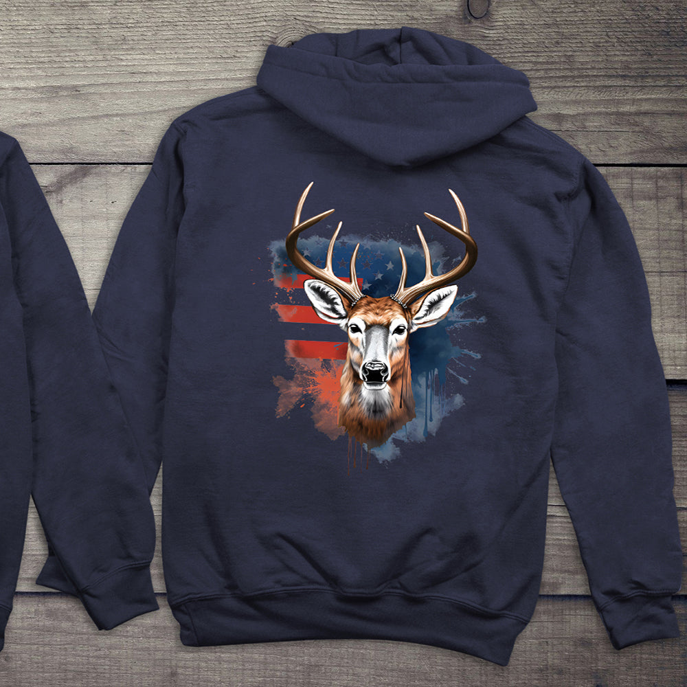 Deer Flag With Crest Hoodie