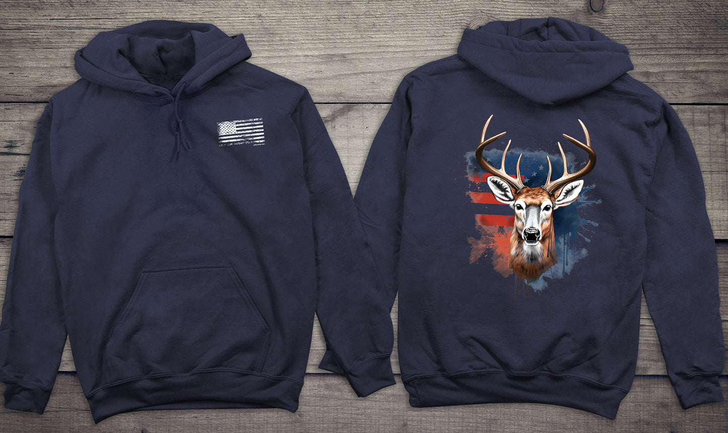 Deer Flag With Crest Hoodie