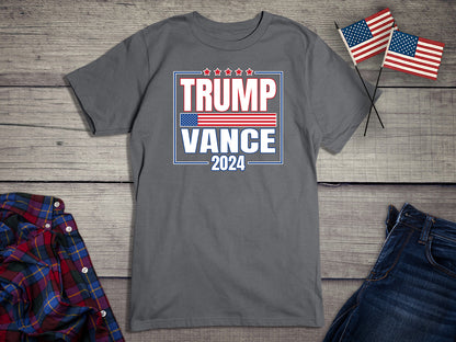 Trump Vance 2024 Flag T-Shirt