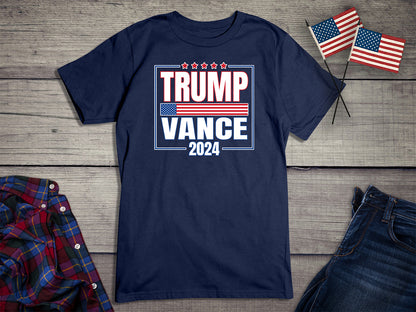 Trump Vance 2024 Flag T-Shirt