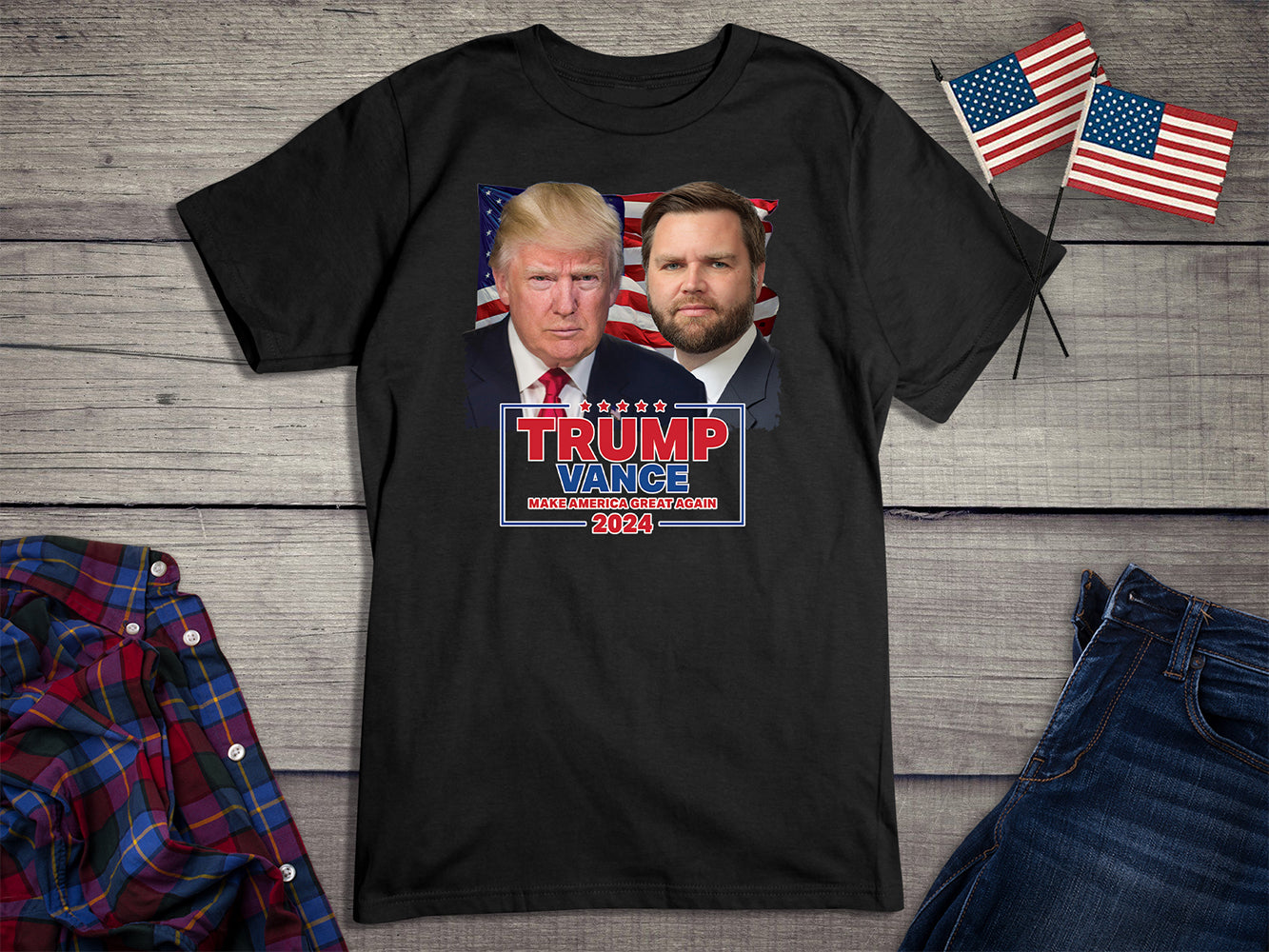 Trump Vance Portrait T-Shirt