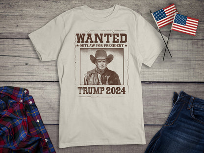 Wanted Outlaw Trump T-Shirt