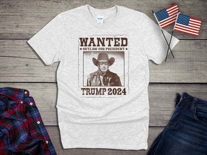 Wanted Outlaw Trump T-Shirt