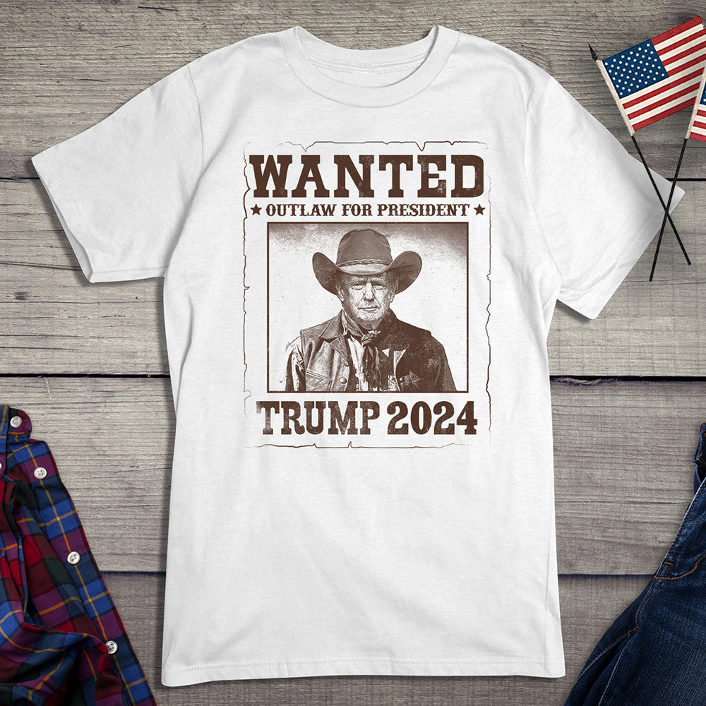 Wanted Outlaw Trump T-Shirt