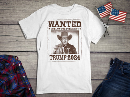 Wanted Outlaw Trump T-Shirt