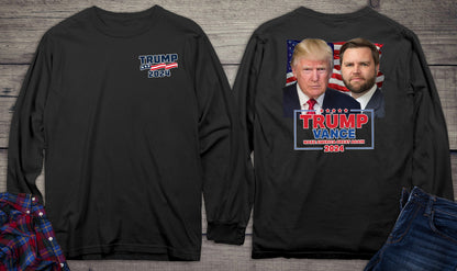 Trump Vance Portrait Long Sleeve Tee