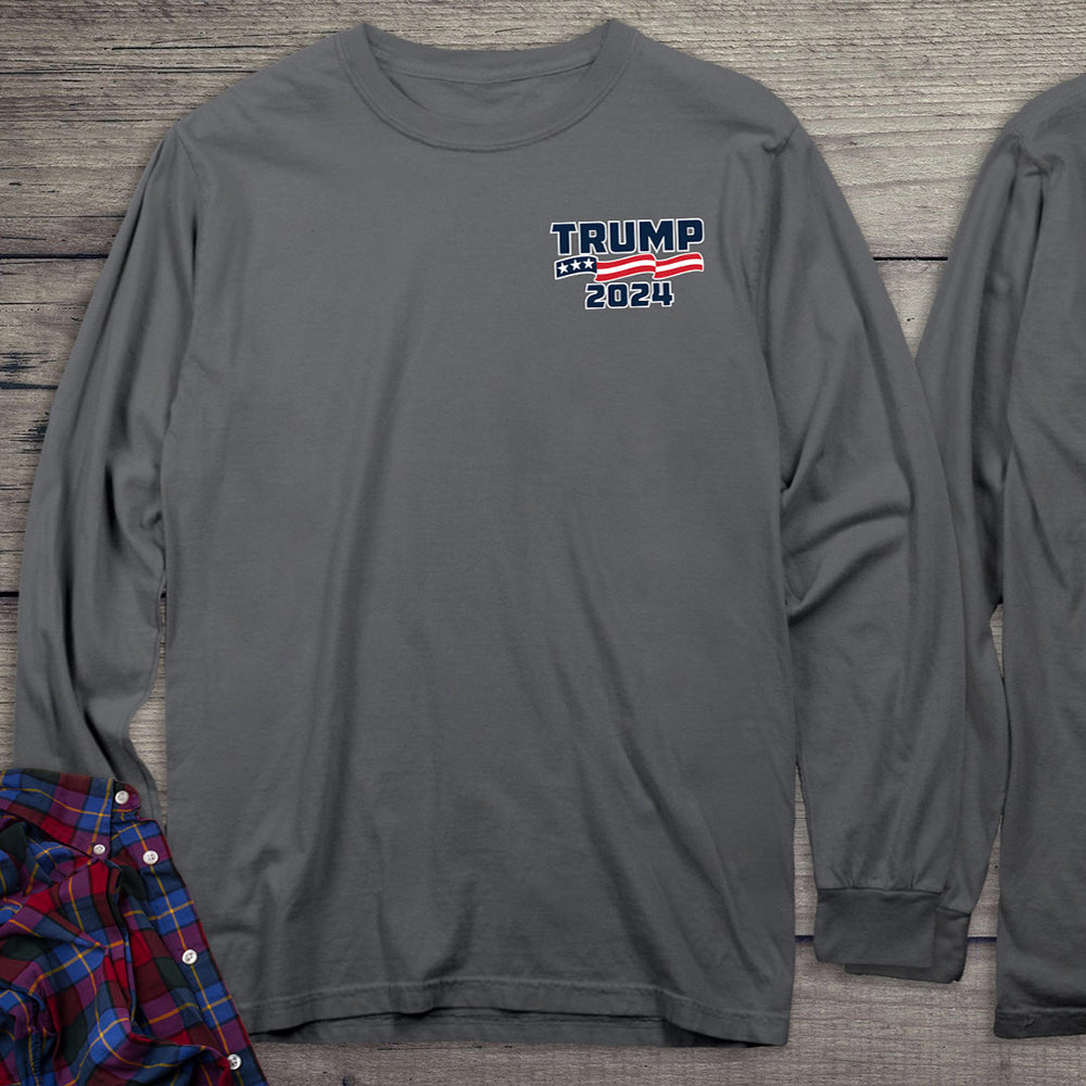 Trump Vance Portrait Long Sleeve Tee