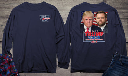 Trump Vance Portrait Long Sleeve Tee