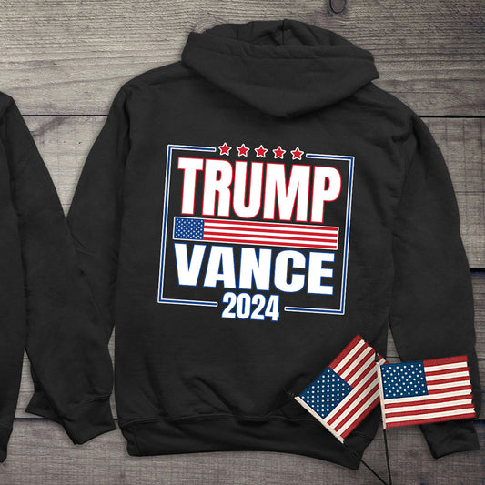 Trump Vance 2024 Flag Hoodie