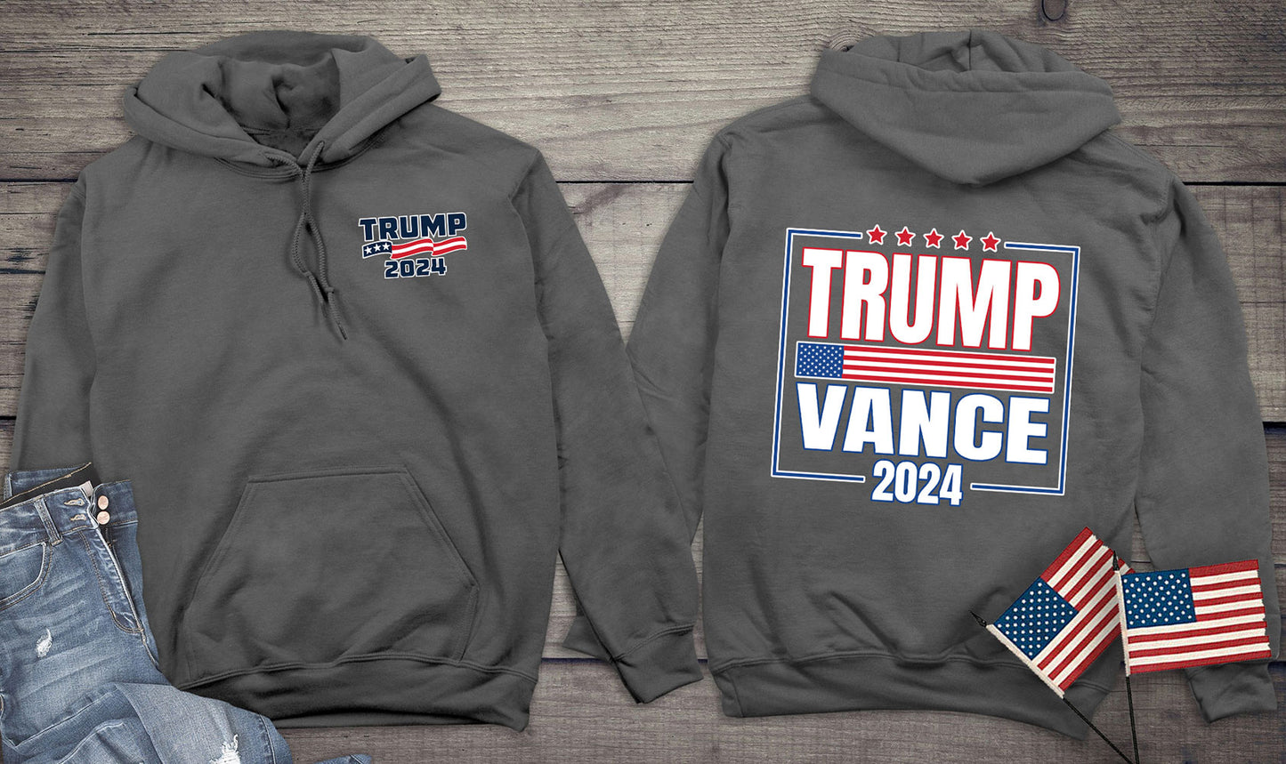 Trump Vance 2024 Flag Hoodie