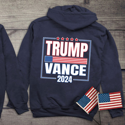 Trump Vance 2024 Flag Hoodie