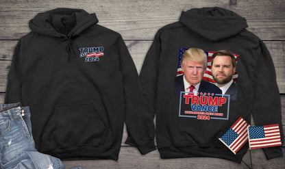 Trump Vance Portrait Hoodie