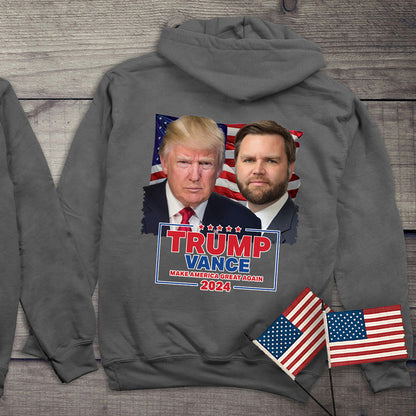 Trump Vance Portrait Hoodie