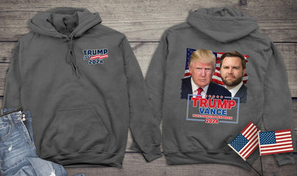 Trump Vance Portrait Hoodie