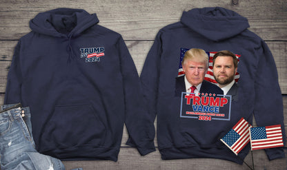 Trump Vance Portrait Hoodie