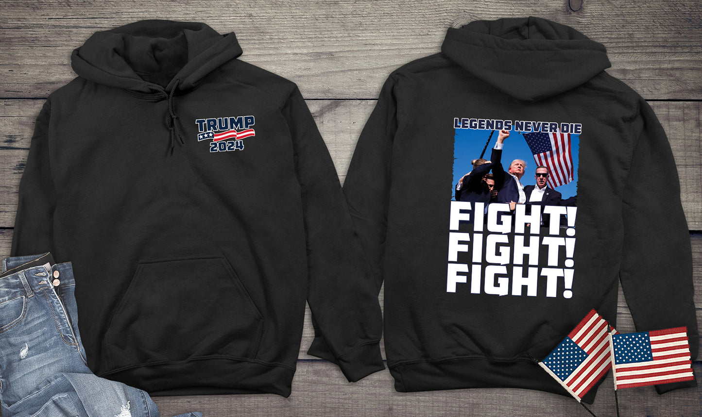 Fight Fight Fight With Crest Hoodie