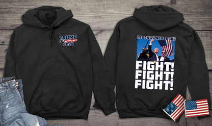 Fight Fight Fight With Crest Hoodie