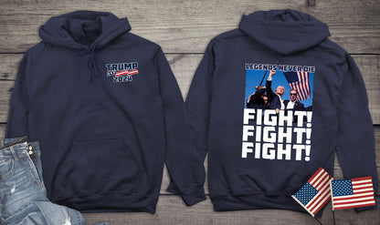 Fight Fight Fight With Crest Hoodie