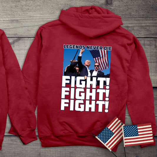 Fight Fight Fight With Crest Hoodie