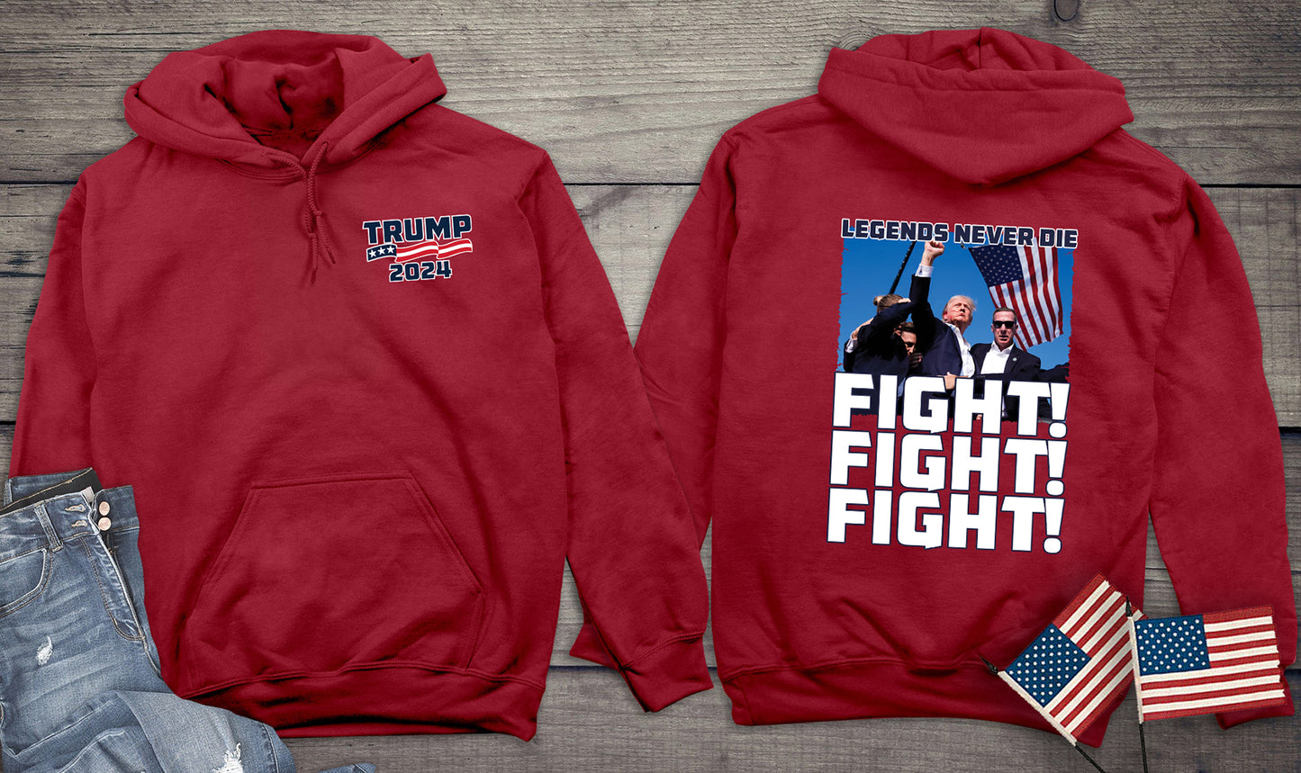 Fight Fight Fight With Crest Hoodie