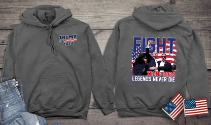 Legends Never Die With Crest Hoodie