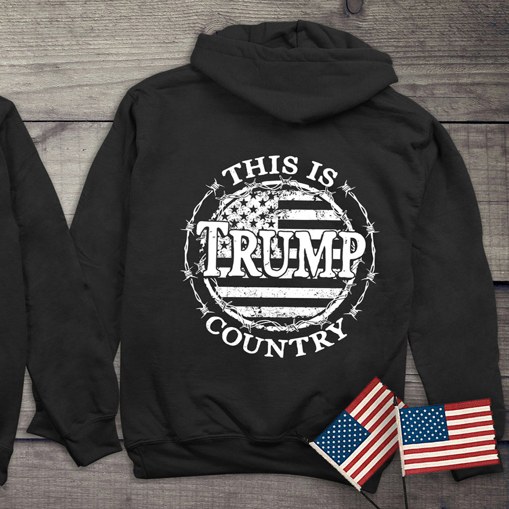 Trump Country With Crest Hoodie