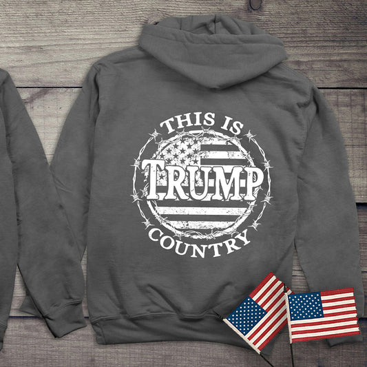 Trump Country With Crest Hoodie