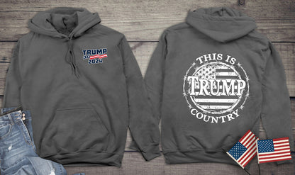 Trump Country With Crest Hoodie