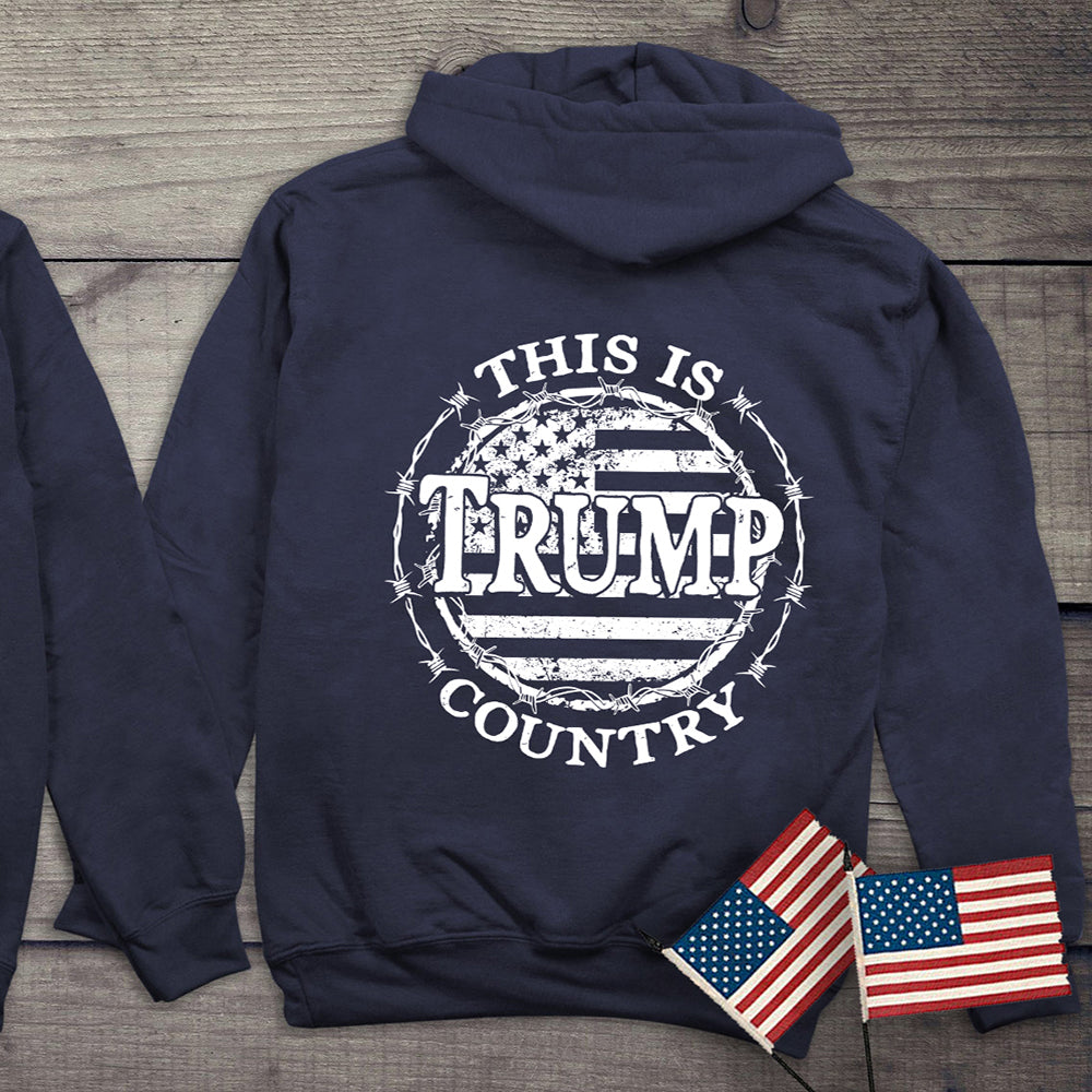 Trump Country With Crest Hoodie