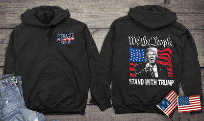 We The People Trump With Crest Hoodie