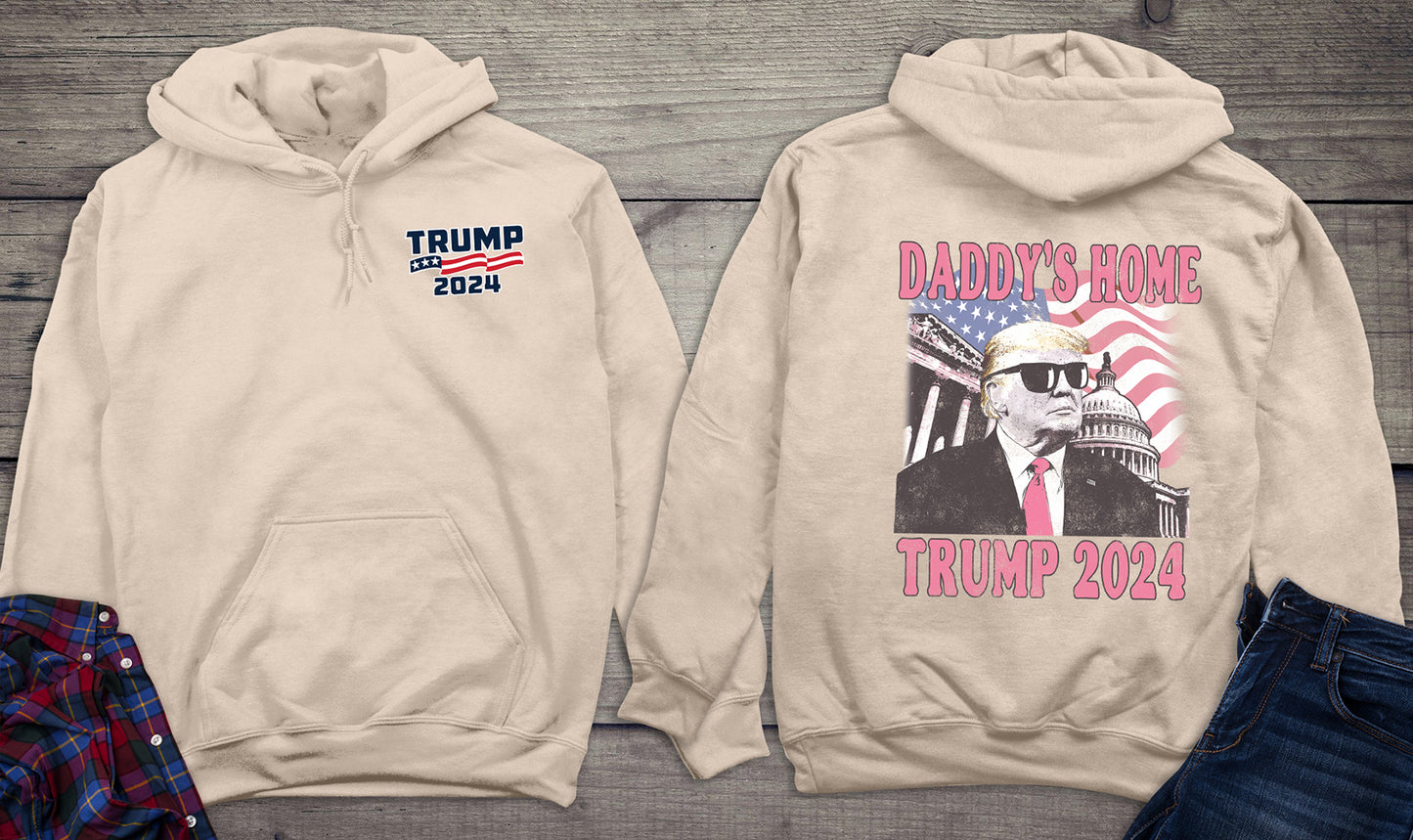 Daddys Home Trump With Crest Hoodie