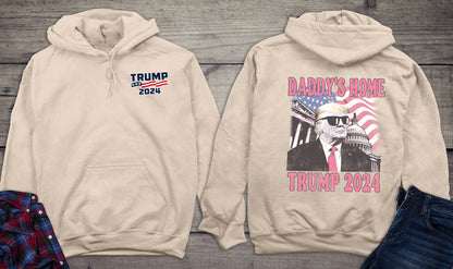 Daddys Home Trump With Crest Hoodie