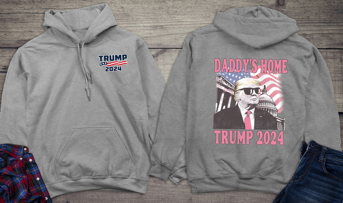 Daddys Home Trump With Crest Hoodie