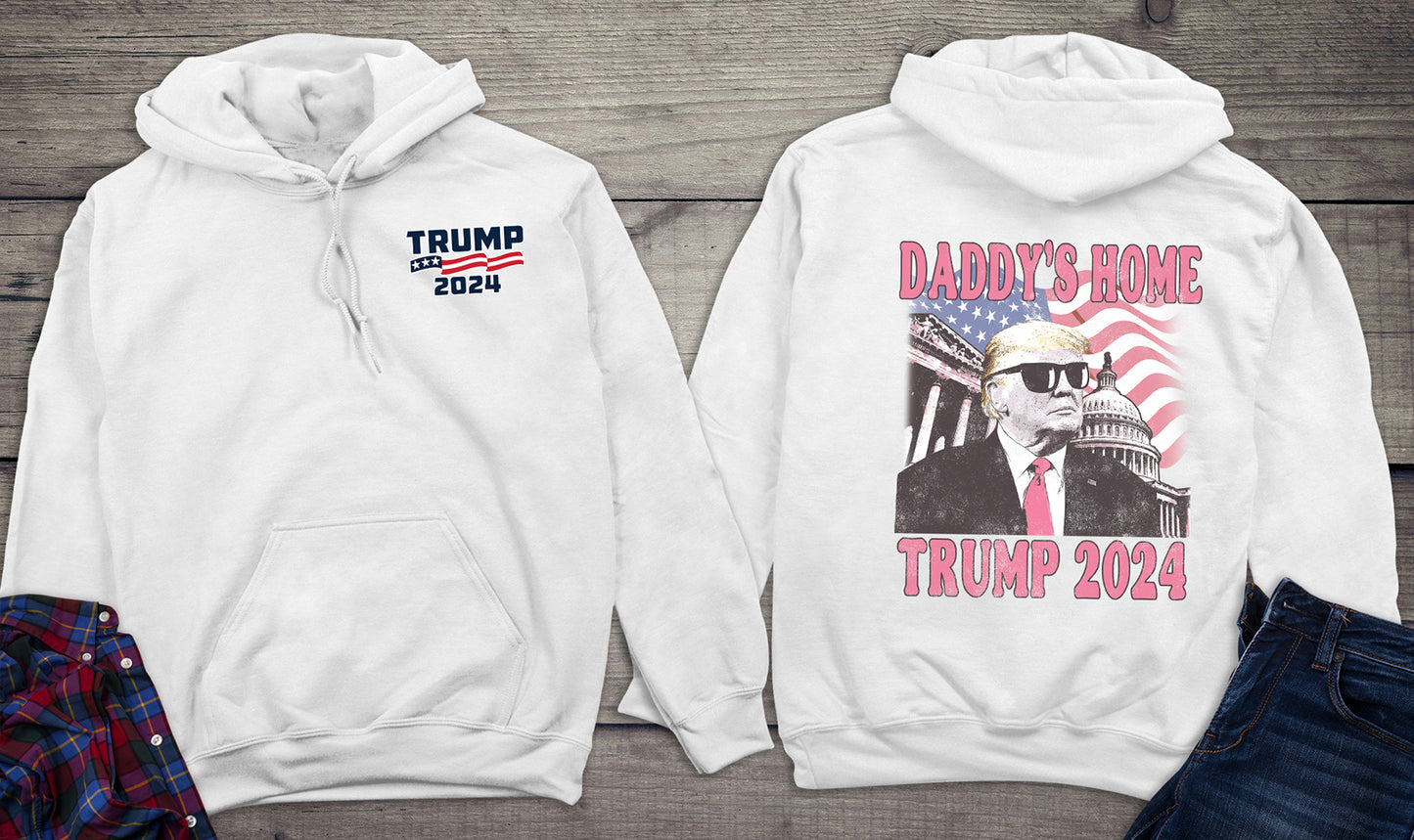 Daddys Home Trump With Crest Hoodie
