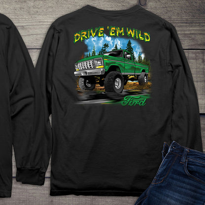 Ford Motor Company, Drive 'Em Wild Long Sleeve Shirt