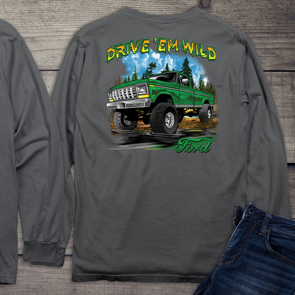 Ford Motor Company, Drive 'Em Wild Long Sleeve Shirt