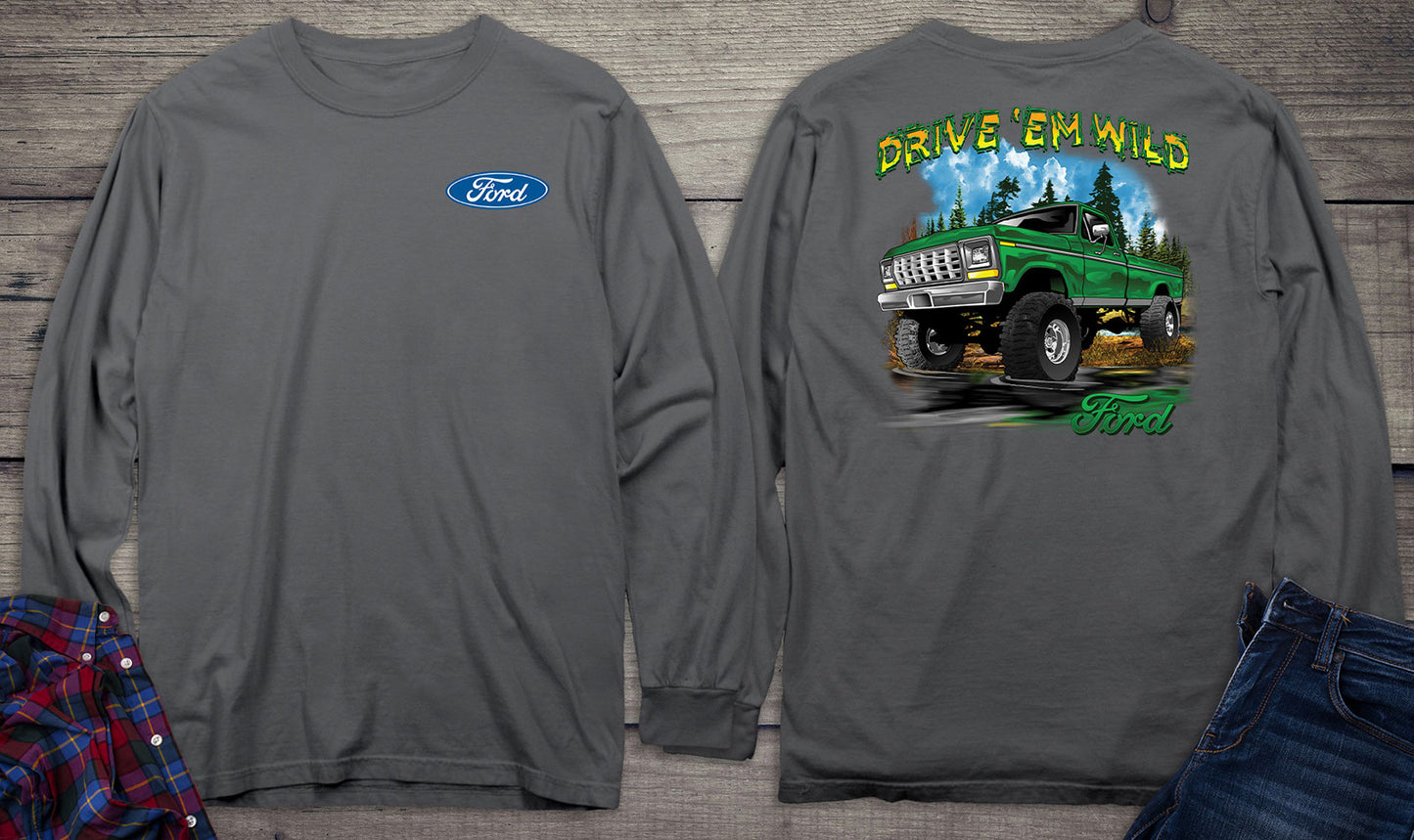 Ford Motor Company, Drive 'Em Wild Long Sleeve Shirt