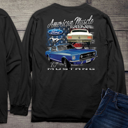 Ford Motor Company, American Muscle Mustang Long Sleeve Shirt