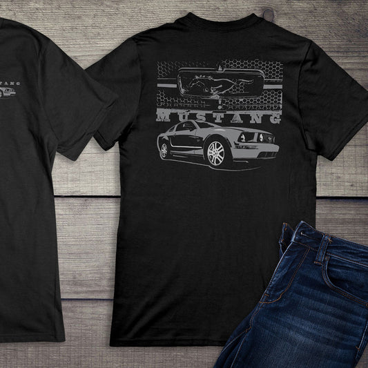 Ford Motor Company, Mustang With Grille T-Shirt