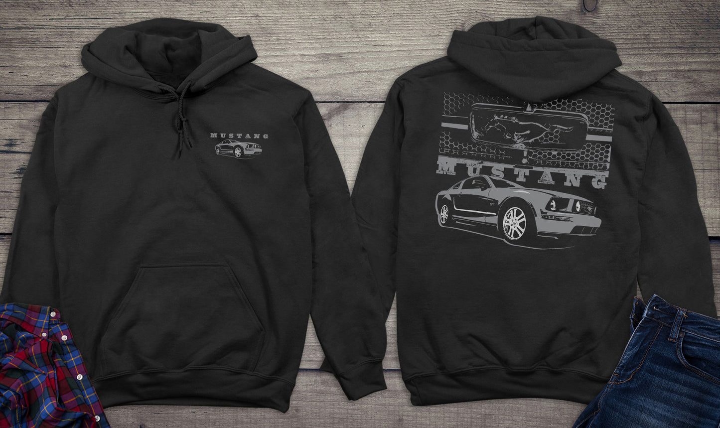 Ford Motor Company, Mustang With Grille Hoodie