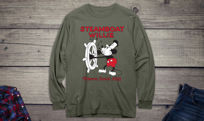 Steamboat Willie Vibing Long Sleeve Tee