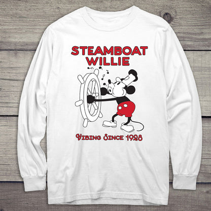 Steamboat Willie Vibing Long Sleeve Tee