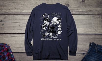 Steamboat Willie Timeless Classic Long Sleeve Tee