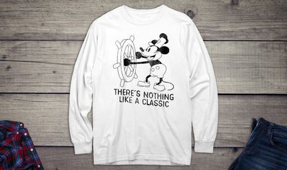 Steamboat Willie Nothing Like A Classic Long Sleeve Tee