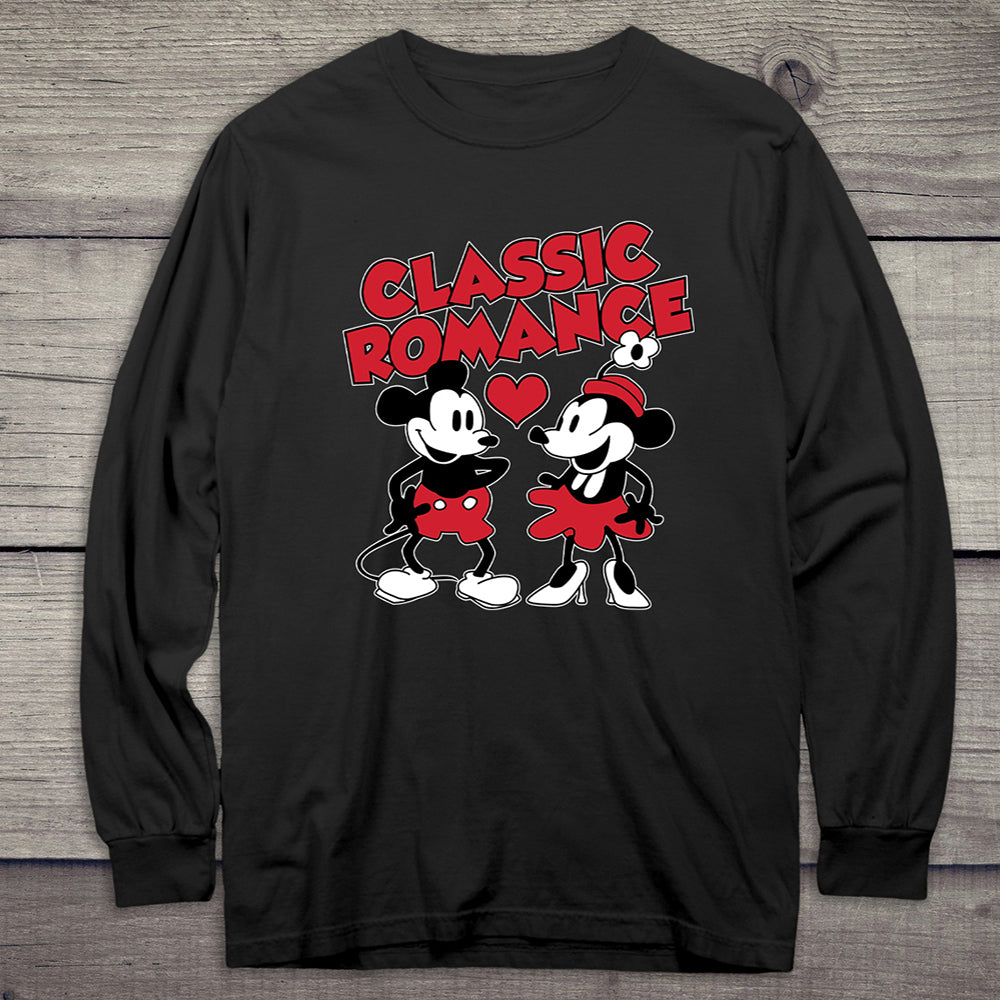 Steamboat Willie Classic Romance Long Sleeve Tee