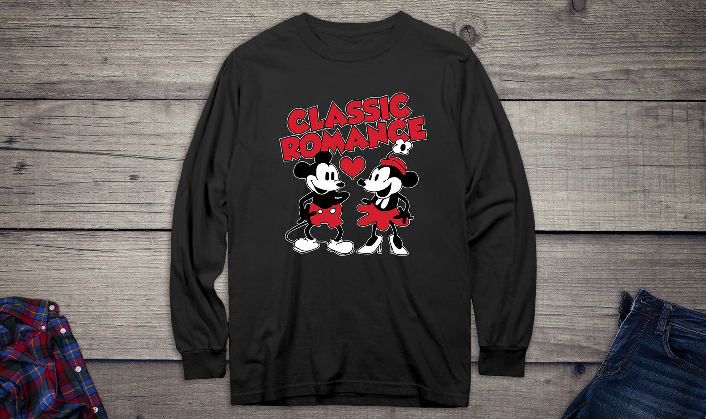 Steamboat Willie Classic Romance Long Sleeve Tee